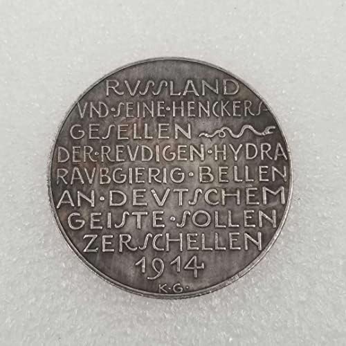 מלאכות עתיקות 1914 אוסף דולר כסף מזכר זרחה זר זרה גרמנית 2607