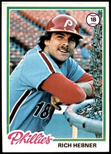 1978 Topps 26 העשיר Hebner Philadelphia Phillies NM Phillies