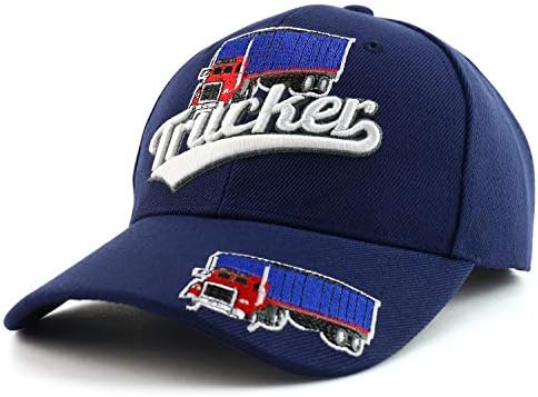 טרנדי הלבשה חנות נהג משאית משאית אוטובוס רקום מובנה בייסבול כובע