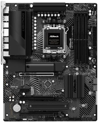 ASROCK X670E PG ברק תמיכה AMD AMD5 RYZEN 7000 מעבדי סדרה האם ושקט! Dark Rock Pro 4, BK022, 250W TDP, COR COOLER יותר