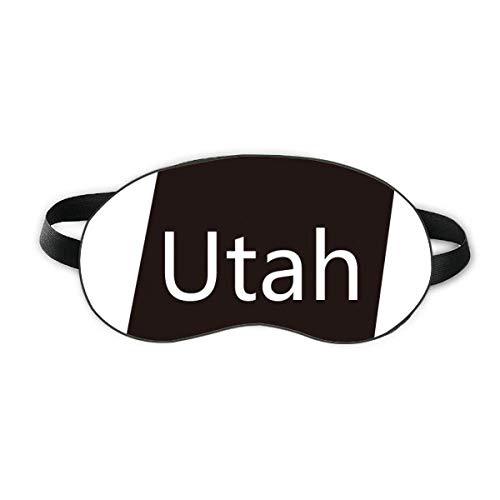 יוטה ארצות הברית של אמריקה מפה מגן שינה עיניים רכות כוסות צלל עיניים