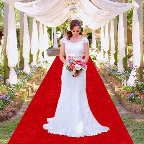 רץ מעבר לחתונה ראנר שטיח אדום חיצוני למסיבה 4 יחידות 25 רגל בד קטיפה הוליווד שטיח מעבר ראנר כולל קלטות שטיח שטיח שביל ייחודי שלב יום הולדת אביזרי מעבר לחתונה