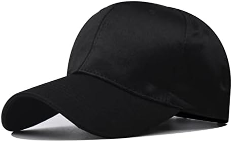נקבה נייטרלית קיץ סאטן סאטן כובעי בייסבול מוצקים כובע מתכוונן מגני כובעי בייסבול מתכווננים