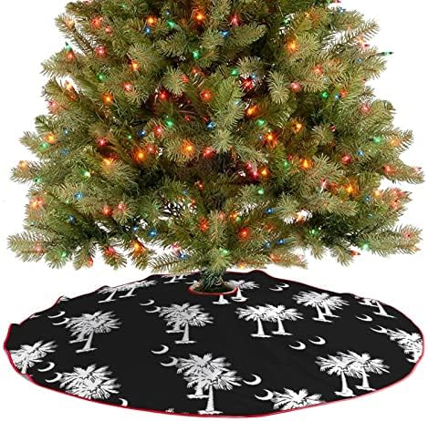 חצאית עץ חג המולד של קרוליינה דרום קרוליינה ירח וינטג 'קישוטי חג המולד קישוטים לחג המסיבה לשנה החדשה