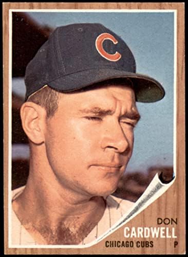 1962 Topps 495 DON Cardwell Chicago Cubs Ex/MT Cubs