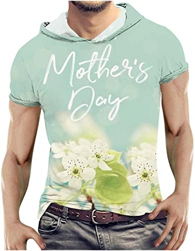 חולצות טריקו של חוף גברים עם חוף גברים יום האם מודפס