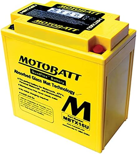 DB חשמלי MBTX16U סוללה חדשה לסוללה של מוטובאט 19AH, Kawasaki, Moto Guzzi, Suzuki, Piaggio-Gilera Fuoco, Polaris ATV, Suzuki Opncycle YTX16-BS YTX16-BS-1 YTX20A-BS YTX20-BS