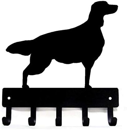 כלב הסדר האירי הרוכל המתכת - מחזיק מפתח לקיר - רוחב 6 אינץ 'קטן - מיוצר בארהב; מתנה לאוהבי כלבים