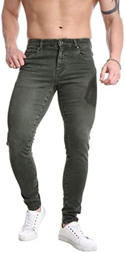 מכנסי ג'ינס טגיאס רזה מתאימים מכנסי ג'ינס נוחים צבעוניים לגברים