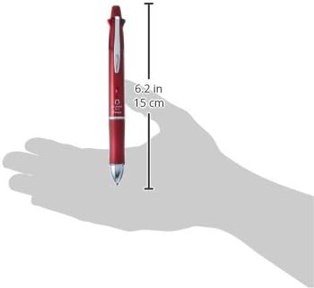 טייס דר גריפ 4+1, 4 צבע 0.7 ממ כדורי עט רב -עט ו 0.5 ממ עיפרון מכני - בורדו גוף