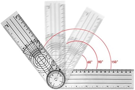 לוקו 0-140 ממ 360 מעלות זווית גוניומטר זווית עמוד השדרה הרפואית זווית סרגל זווית מכיל סרגל סרגל פיצוי זווית זווית המדידה כלי מדידה