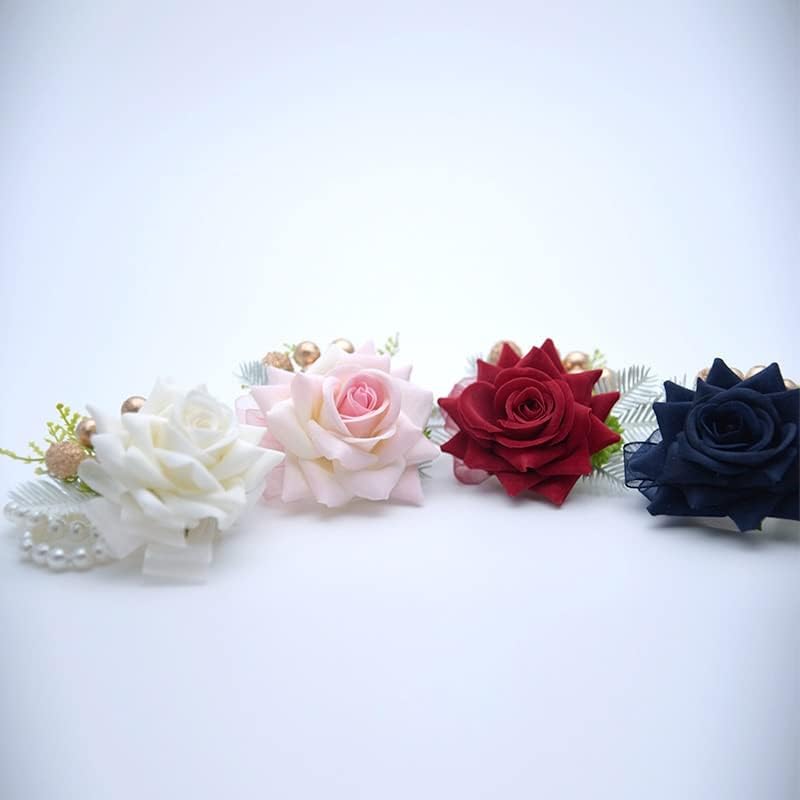 חתונה וזר פרחים יד פרחי צמיד השושבינות יד וזר פרחים פין נישואי עד אבזרים