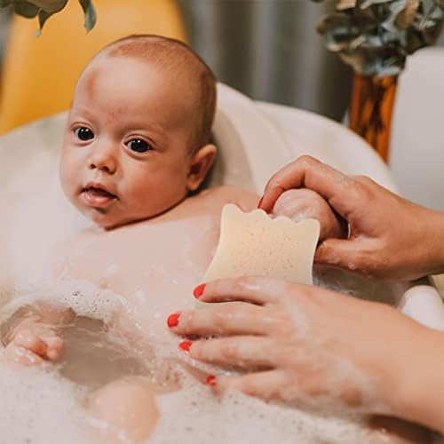 מקרצף גוף פילינג 2 יחידות ספוגי אמבטיה לתינוק מקרצף מקלחת לילדים ספוג ליפה לעור רגיש לבנים בנות תינוקות תינוקות פעוטות רחצה ספוג אמבטיה