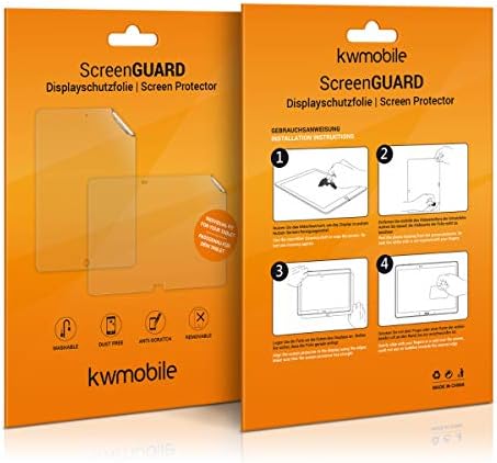 מגני מסך KWMobile 2x תואמים ל- Samsung Galaxy Tab S7 Plus/Tab S7 Fe - סרט מגן מסך Tablet Tablet