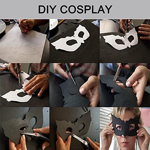 Labzhang Grey Eva Foam Cosplay, חתיכה אחת של קצף מלאכה 6 ממ, קצף קוספליי, 14 x 39 צפיפות גבוהה במיוחד 80 קג/מר EVA גיליונות קצף