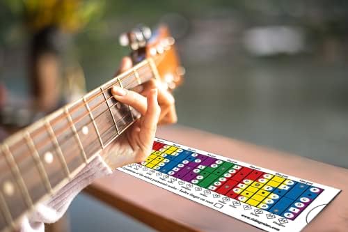 הזזה שליט-קסם כלי לתרגול של פנטטוני, דיאטוני ומצב סולמות/פנטטוני הזזה שליט לגיטרה: את כלי חיוני עבור כל גיטריסטים