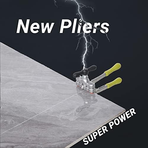 מקצועי פורצלן ידני אריח קאטר כלי ערכת עם סופר גדול אריח קאטר, חדש גדול סופר-כוח פלייר,3 יחידות חיתוך להבי 3 יחידות ניקוד גלגלים