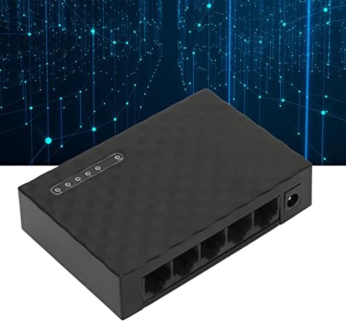 מתג Ethernet של Gigabit, Switch de Rede Modo Store קדימה Autoadaptvel 100240V 1000M 5 Portas Para Office Home Para Computador Plug Plug