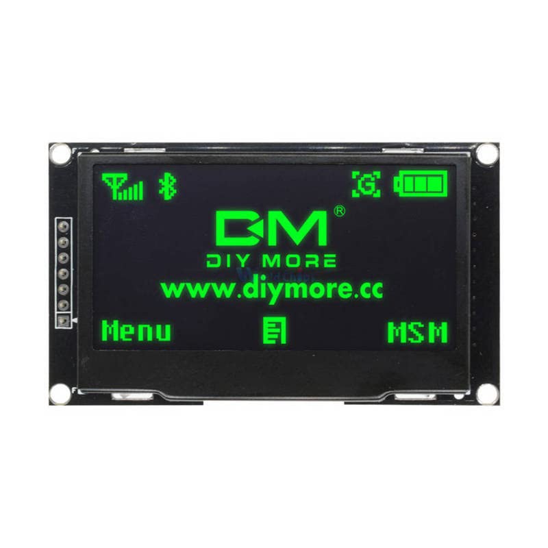 ירוק 2.42 אינץ '2.42 אינץ' מסך LCD 128x64 OLED תצוגה מודול IIC I2C SPI סידורי 12864 תצוגת OLED עבור C51 STM32 SPD0301