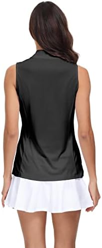 טרנדימקס נשים 2 חבילות חולצת גולף נ 'צוואר מהירות חולצות פולו יבשות מהירות טניס אתלטיות טניס גופיות לנשים
