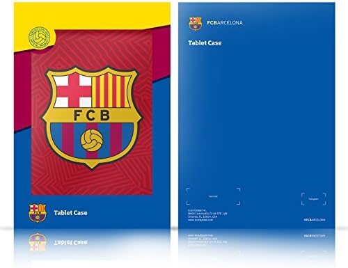 עיצובים לתיק ראש מורשה רשמית בהתאמה אישית בהתאמה אישית FC Barcelona Home 2020/21 ערכת ג'ל רך תואם לאמזון Fire HD 10