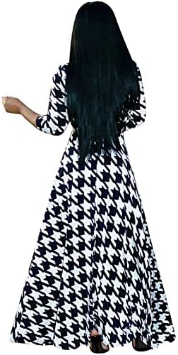 נשים מקסי ארוך שמלת אונליין נדנדה אלגנטי פורמליות ערב מסיבת שמלות עניבת מותניים קצר שרוול צווארון בתוספת גודל שמלה קיצית