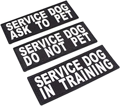 טלאי אפוד לעבודות באף טלאי כלבים נשלפים לשירות עם אותיות מודפסות מהורהרות לתמיכה