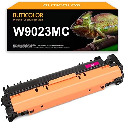 Buticolor מיוצר מחדש W9023MC Magenta Toner מחסנית מחסנית לצבע HP Laserjet מנוהל E75245DN מדפסות טונר