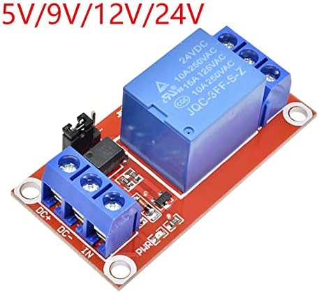 WOROLY 5V 9V 12V 24V Module Module Shield עם Optocoupler 12V מודול ממסר תומך בהפעלה ברמה גבוהה ונמוכה