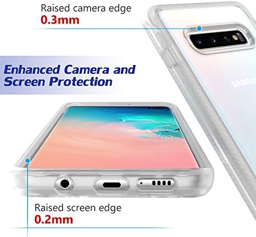 LuckyCat תואם למקרה Galaxy S10 Plus, Crystal Matte Case, הגנה חסרת זעזועים מגרדת שריטות משופרת כיסוי TPU של אחיזת יד עבור Samsung Galaxy S10 פלוס-ברור
