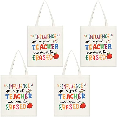 Frienda 4 קטעים מורים מתנות למורה למורה תיקים למורה מתנות הערכת מורה לתיקי עבודה צבעוניים לשימוש חוזר לנשים