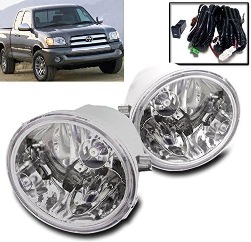 Zmautoparts פגוש נהיגה אורות ערפל מנורות Chrome לשנים 2001-2007 טויוטה סקויה / 2000-2006 טונדרה