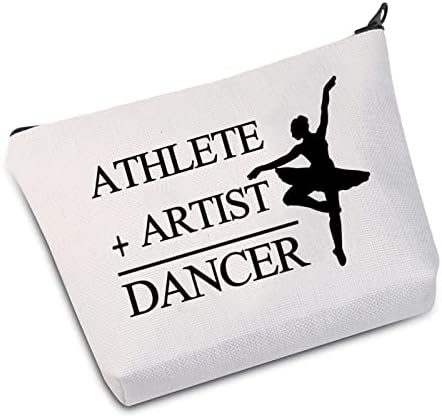 Jxgzso אמן ספורטאי רקדני איפור רקדנית רקדנית תיקים קוסמטיים מורה לריקוד איפור מתנה מארז נסיעות חובב ריקוד מתנה