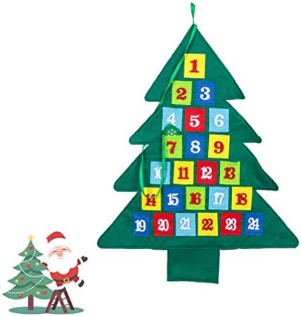 בית תפאורה סנטה קישוט חג המולד ספירה לאחור לוח שנה חג המולד אדוונט חג המולד עץ תליית קישוט קישוטי עיצוב הבית קישוטי חג המולד