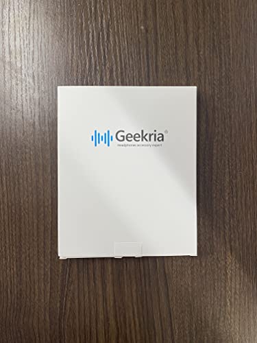 Geekria vr כבל שמע קצר תואם ל- Oculus Quest 2, אוזניות מציאות מדומה של HTC, כבל החלפת TRS ו- TRS לאוזניות של 3.5 ממ.