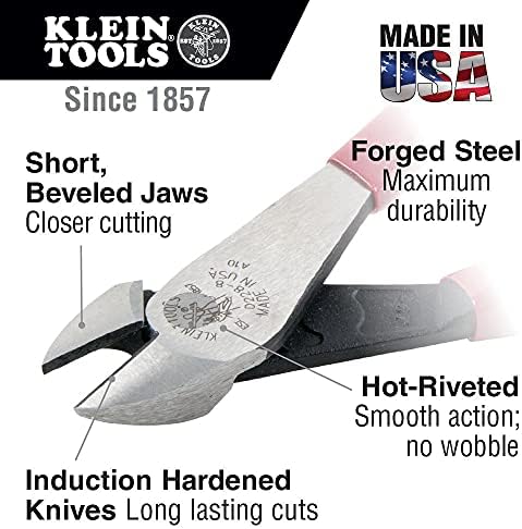 כלים של קליין 80043 סט כלים כבד, כולל צבת חיתוך צד, חותכי אלכסון וחשפנית תיל, 3 חלקים