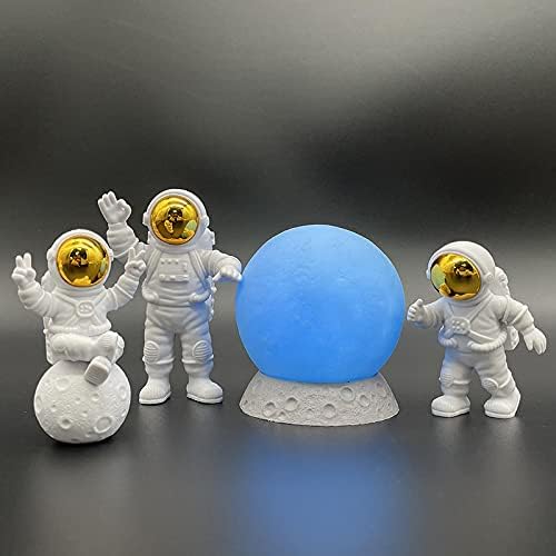 NC אסטרונאוט דוגמנית נדנדה קטנה בסלון טלוויזיה ארון טלוויזיה קישוטי חדר ילדים מעולה סט שלושה חלקים ירח כחול
