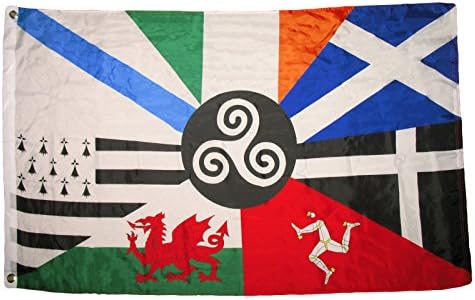 Torena rfco 3x5 דגל מדינות סלטיק אירופיות 3 על 5 רגל אירלנד סקוטלנד וויילס בריטני