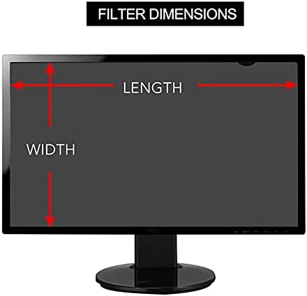 פרטיות מסך מסנן עבור 27 סנטימטרים צג אנטי בוהק אנטי כחול אור כפול צדדי מסך מגן סרט, בועה-משלוח התקנה/ / 27 אינץ
