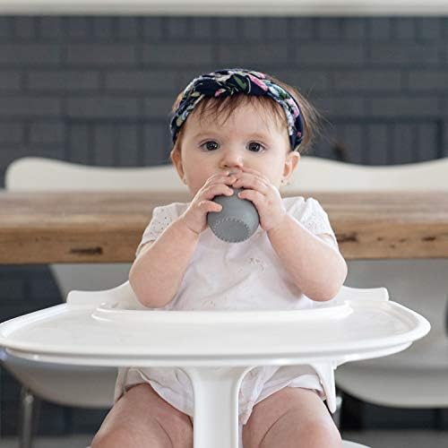 כוס זעירה- כוס אימון סיליקון לתינוקות-עוצב על ידי מומחה להאכלת ילדים - 4 חודשים + - ציוד גמילה בהובלת תינוק ומתנת תינוק