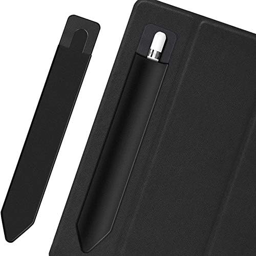 קופסאות גודל בוקס חרט תואם ל- iPad Pro 12.9 - Stylus Portapouch, Carrier Carrier Carrier נייד דבק עצמי - Jet Black